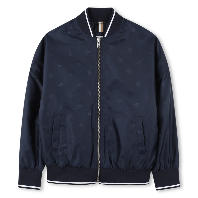 Giacca stampata con zip BOSS 
                    RAGAZZO