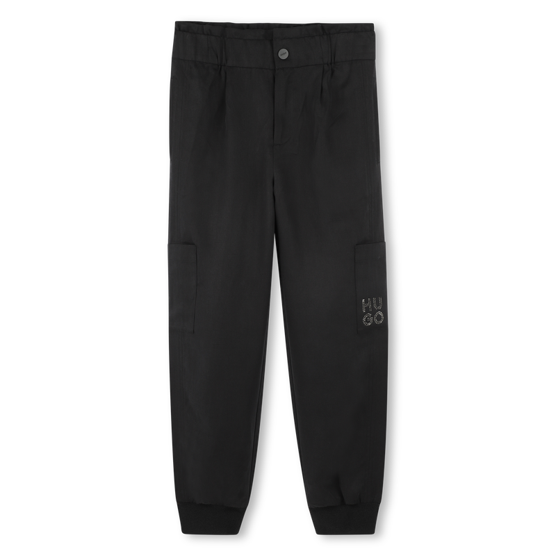 Pantaloni fluidi con tasche HUGO 
                    BAMBINA