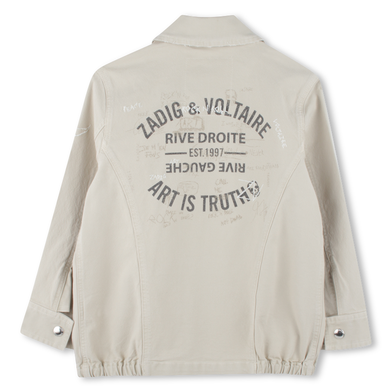 Giacca militare con bottoni ZADIG & VOLTAIRE 
                    RAGAZZO