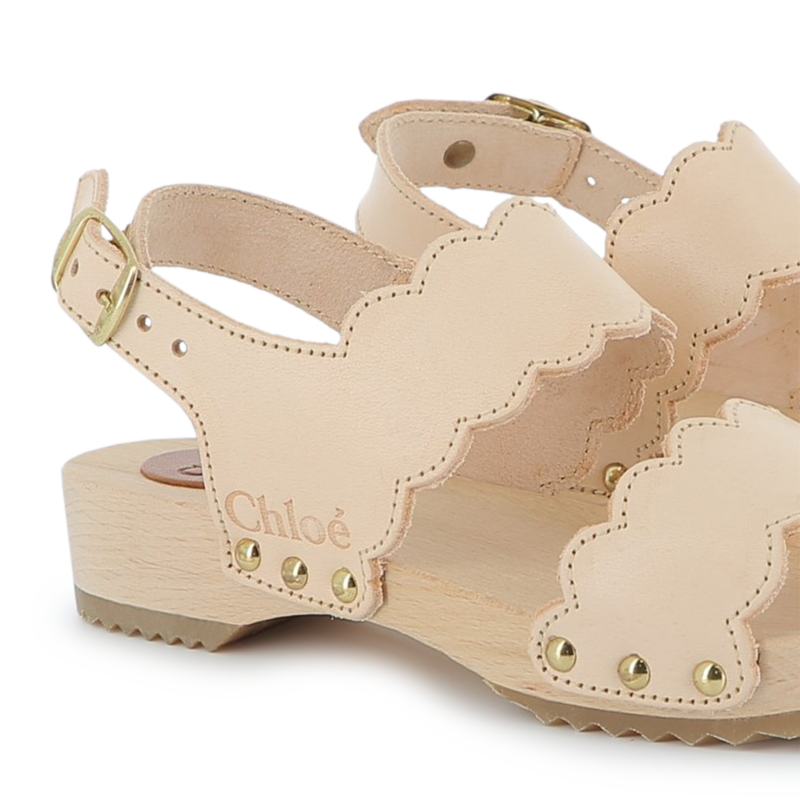 Sandali in pelle con fibbie CHLOE 
                    BAMBINA