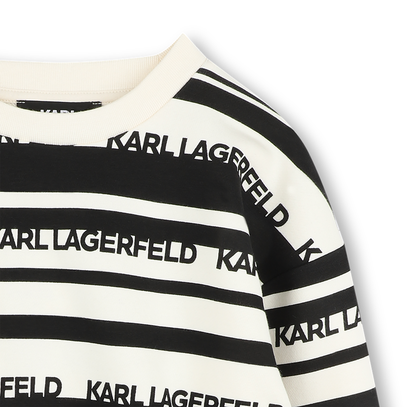 Felpa a righe KARL LAGERFELD KIDS 
                    RAGAZZO