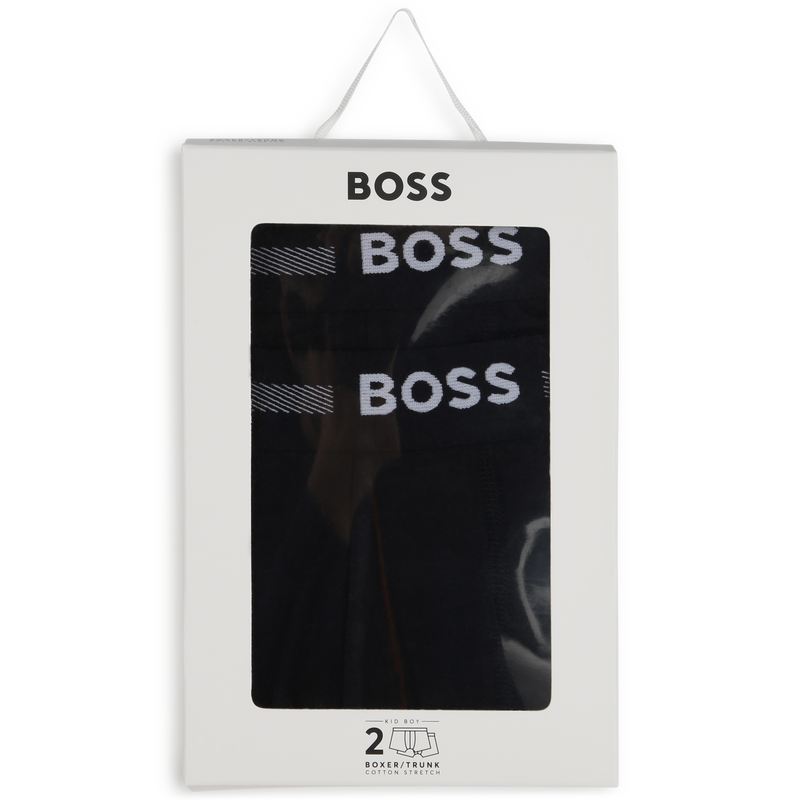 Set di 2 boxer in cotone BOSS 
                    RAGAZZO