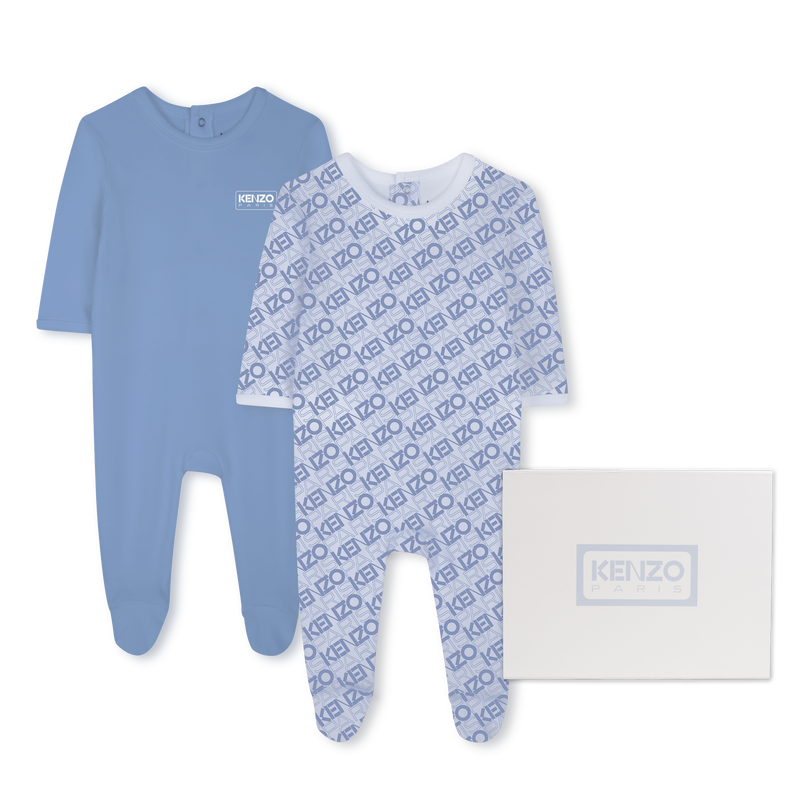 Set 2 pigiami in cotone KENZO KIDS 
                    UNISEX