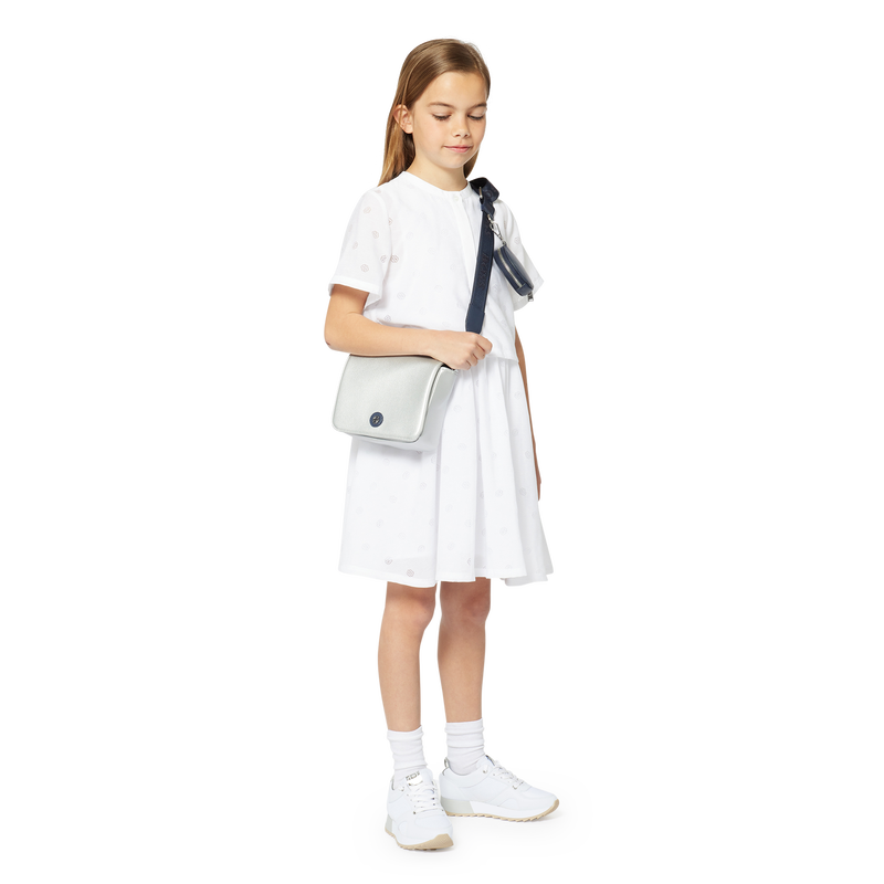 Sneakers con lacci bimateriale BOSS 
                    BAMBINA