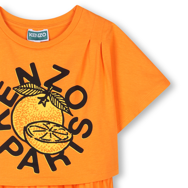 Vestito 2 in 1 con stampa KENZO KIDS 
                    BAMBINA