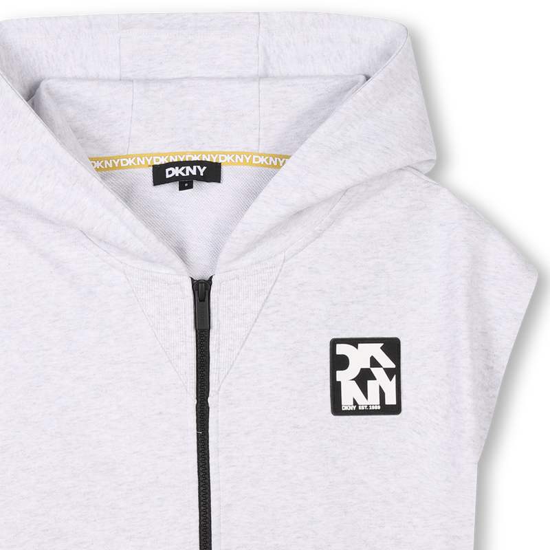 Cardigan senza maniche con zip DKNY 
                    UNISEX